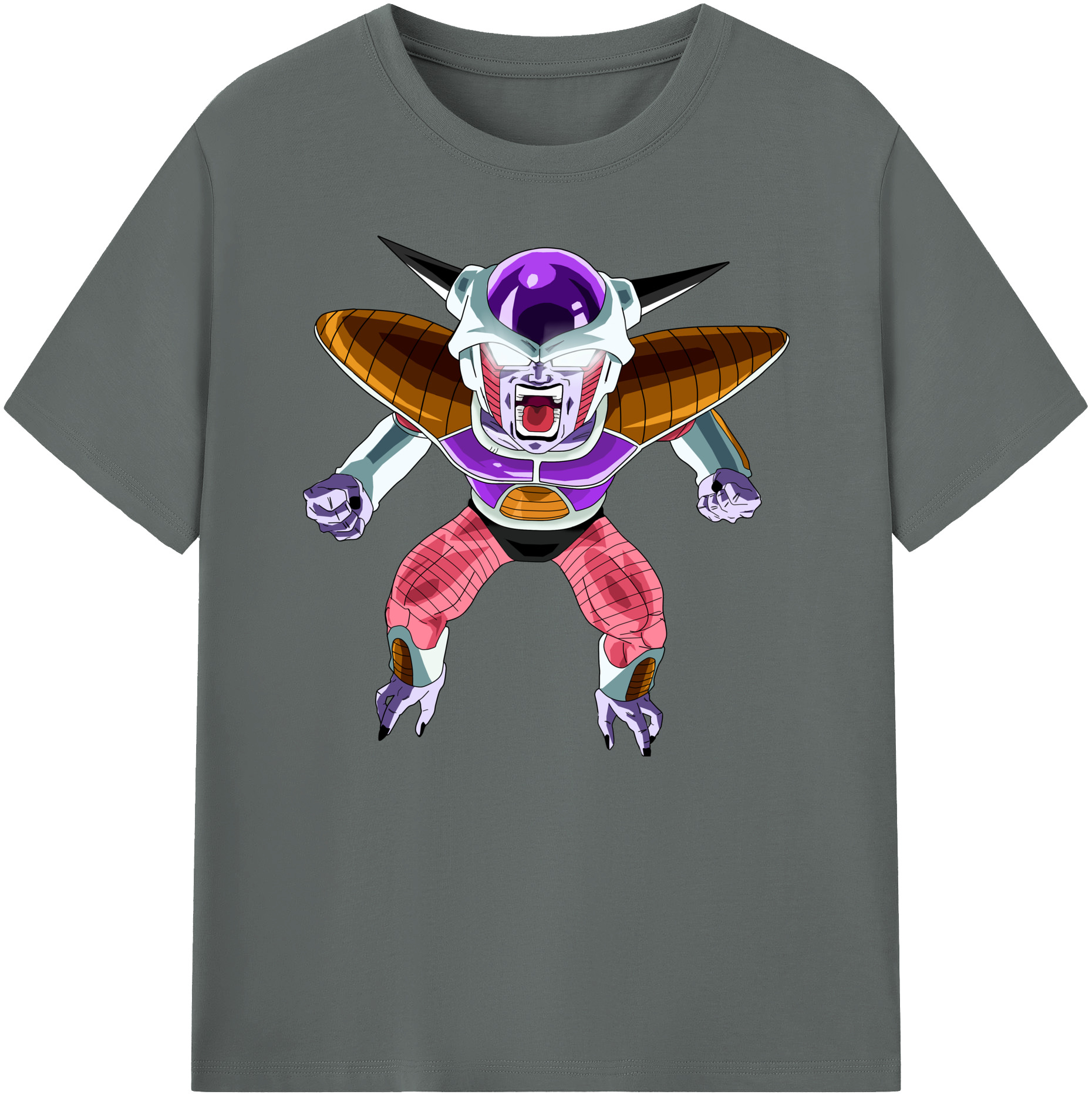 （画像用） ドラゴンボール フリーザ DRAGON BALL Frieza 綿100％ メンズ半袖Tシャツ｜肌触りやわらか＆通気性